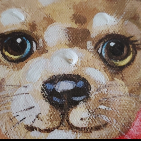 Canvas Art painting of a two Chihuahua Dogs - Picture 9 of 10